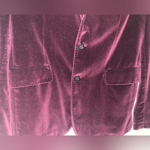 Burgundy Blazer/Sport Coat by Manuel Ritz - Picture 8 of 14